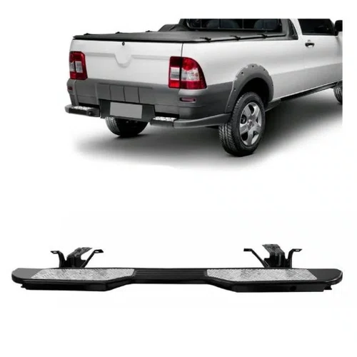Para-choque Traseiro de Ferro Lamina Central Fiat Strada Ate 2006