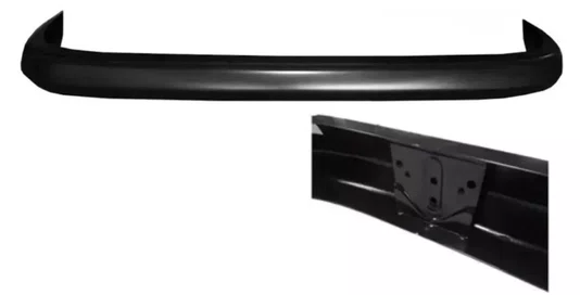 Para-choque Traseiro Preto com Furo Cantoneira Aco Kombi Clipper 1977 a 1997