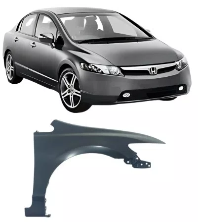Para-lama Dianteiro Direito Honda Civic 2006-2010 (New Civic)