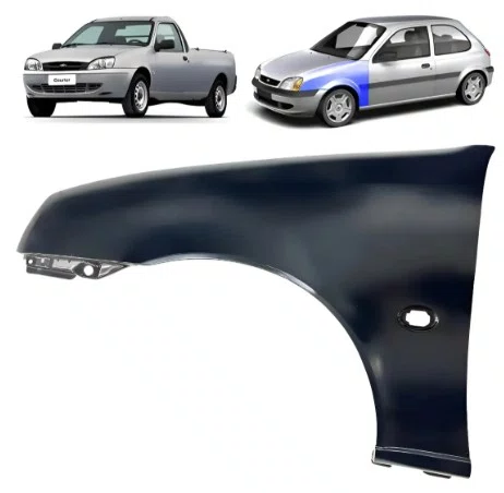 Para-lama Dianteiro Ford Fiesta 2000 a 2002 - Lado Esquerdo (Motorista)