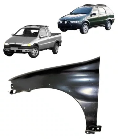 Paralama Dianteiro Direito Fiat Strada / Palio Weekend Adventure 1996-2000