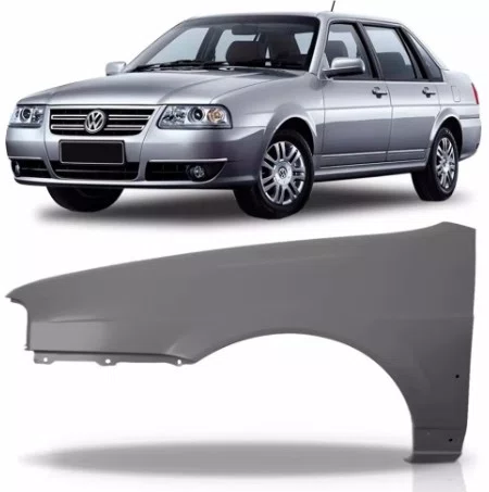 Paralama Dianteiro Santana 1991 a 2006 - Lado Esquerdo (Motorista)