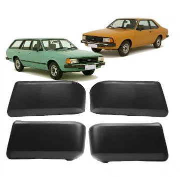 Ponteira do Para-choque Traseiro Lado Esquerdo (Versao Curta) - Ford Corcel II / Del Rey