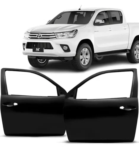 Porta Dianteira Esquerda Toyota Hilux Cabine Dupla 2016 a 2021