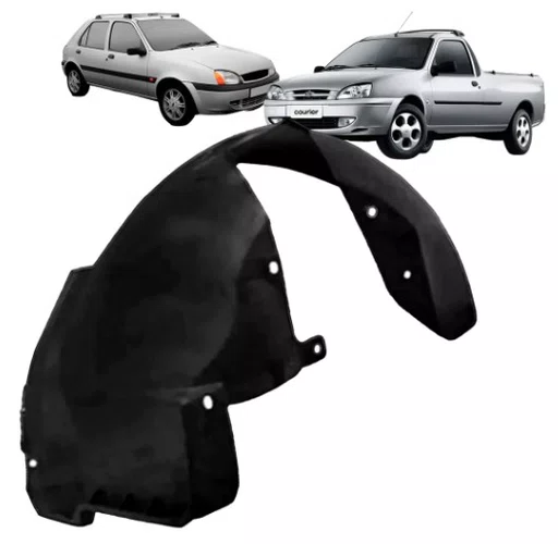 Protetor de Para-lama Dianteiro Lado Esquerdo (Para-barro) - Ford Fiesta / Courier (Ate 2002)
