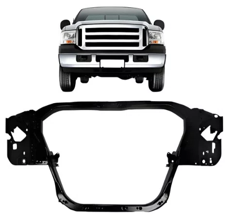 Quadro do Radiador / Painel Frontal Estrutural Ford F-250 1998-2011