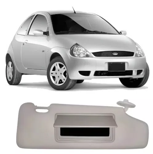Quebra-Sol Ford Ka - Lado Direito com Espelho (1997 a 2007)