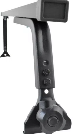 Rack de Teto Universal Longo Curvo  Acabamento Preto