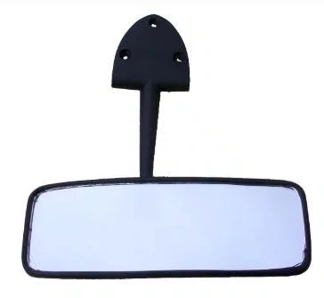 Retrovisor Interno Fusca 1975 a 1996 Modelo 3 Furos - Acabamento Preto