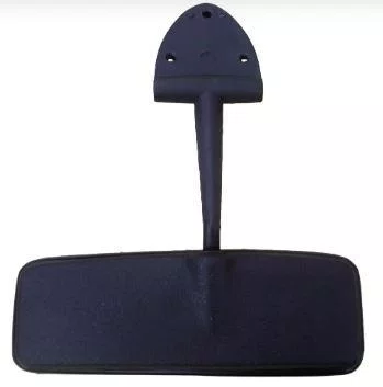 Retrovisor Interno Fusca 1975 a 1996 Modelo 3 Furos - Acabamento Preto