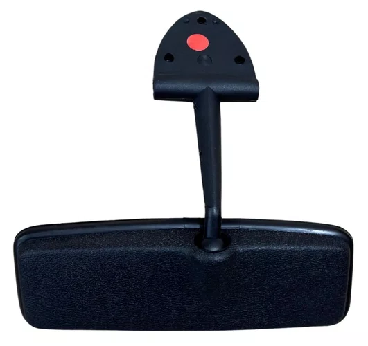 Retrovisor Interno Fusca 1975 a 1996 Modelo 3 Furos - Acabamento Preto