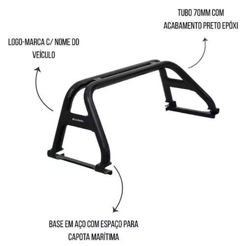 Santo Antonio Duplo para Volkswagen Amarok (2010 em diante)