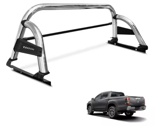 Santo Antonio Esportivo Cromado - Mitsubishi L200 Triton (2017 a 2025)