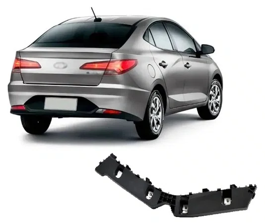 Suporte Guia Lateral do Para-choque Traseiro | HB20 Sedan (2020 a 2023) | Lado Direito