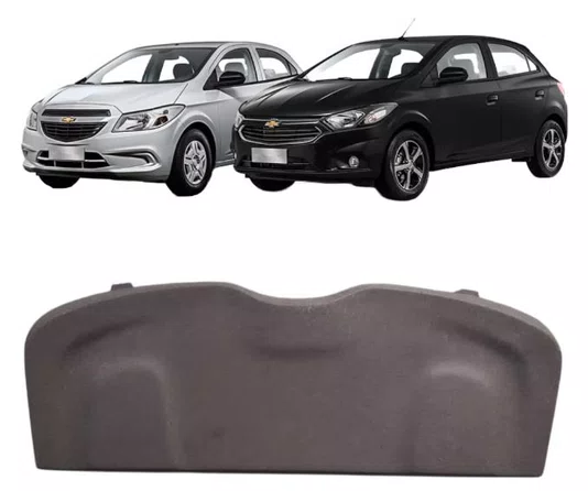 Tampao Traseiro Bagagito do Porta-Malas Chevrolet Onix (2013 a 2017)  Cinza Chumbo