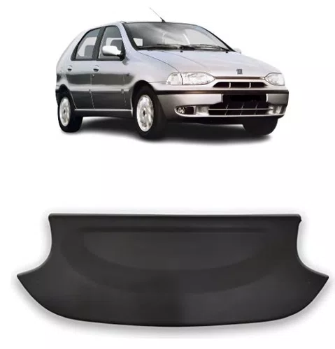 Tampao Traseiro Bagagito do Porta-Malas em Plastico Fiat Palio (1996 a 2002)  Preto