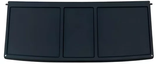 Tampao Traseiro Bagagito do Porta-Malas em Plastico Fiat Uno Mille (1984 a 2013)  Preto