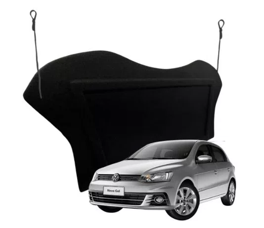 Tampao Traseiro / Bagagito do Porta-Malas  VW Gol G7  Cinza Chumbo 2016 a 2018