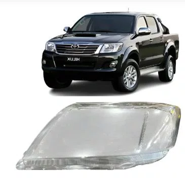 VIDRO DE FAROL HILUX 2012 A 2015 LADO ESQUERDO
