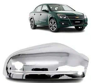 CAPA RETROVISOR EXTERNO VECTRA AT 2005 CROMADO LADO ESQUERDO