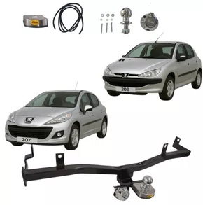 Engate de Reboque Brucke Peugeot 206 / 207 Hatch (1999-2016)