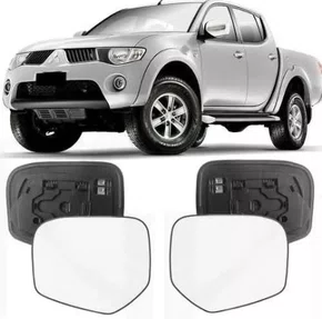 ESPELHO RETROVISOR L200 2008 A 2024 COM BASE LADO ESQUERDO