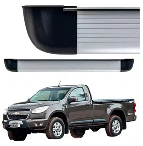 Estribo Lateral Alumnio Natural - Chevrolet S10 Cabine Simples (2012 a 2026)