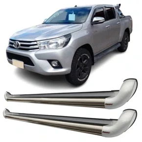 Estribo Lateral Personal Prata Nevoa - Toyota Hilux (2016 a 2025)