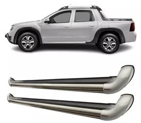 Estribo Lateral Prata Etoi - Renault Oroch (2016 a 2022)