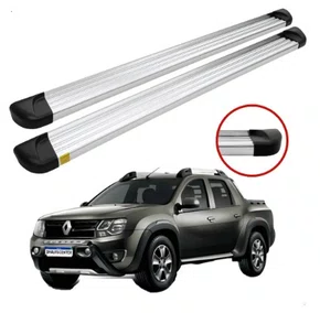 Estribo Lateral Prata - Renault Oroch (Todos os Anos)