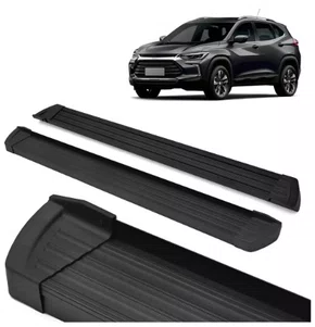 Estribo Lateral Slim Alumnio Preto - Chevrolet Tracker Premier (2023 a 2026)