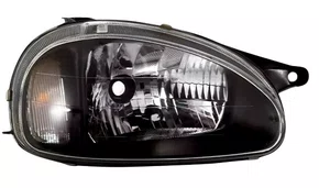 Farol Chevrolet Corsa Mascara Negra Lado Direito 2000 até 2010