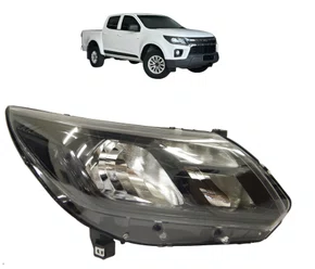 Farol Chevrolet S10 2017 até 2023 Sem Led Friso Cromado Lado Direito