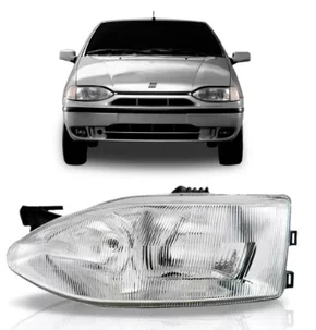 Farol Fiat Palio ano 1999 at 2000 biparabolico Lado Esquerdo