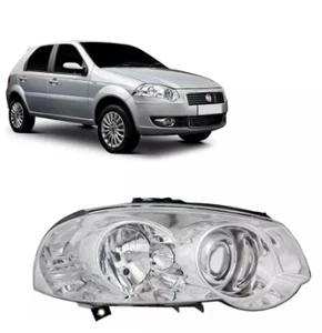 Farol Fiat Palio Canhao Cromado Lado Direito 2010 ate 2012