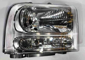 Farol Ford F250 Com Pisca Cromado Lado Direito 2006 Ate 2014