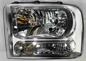 Farol Ford F250 Com Pisca Cromado Lado Esquerdo 2006 Ate 2014