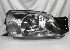 Farol Ford Fiesta Com Pisca Cromado Lado Direito 2000 Ate 2002