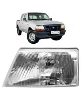 Farol Ford Ranger 1998 até 2004 com luz estacionamento Lado Esquerdo
