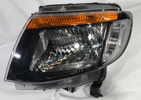 Farol Ford Ranger 2013 até 2016 Mascara Negra Manual Lado Esquerdo