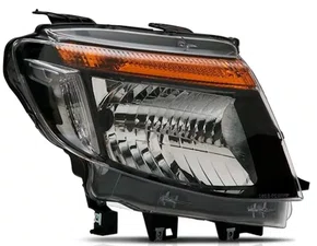 Farol Ford Ranger 2013 ate 2016 Mascara Negra Manual Lado Direito