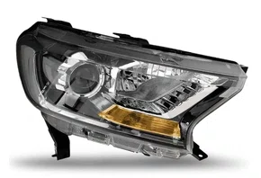 Farol Ford Ranger 2017 ate 2023 Pisca Ambar com Projetor Manual Lado Direito