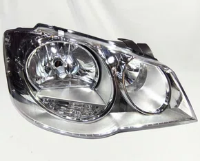 Farol Principal Golf Máscara Cromada Lado Direito 1998 até 2006