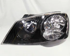 Farol Principal Golf Mascara Negra Lado Esquerdo 2006 Ate 2013
