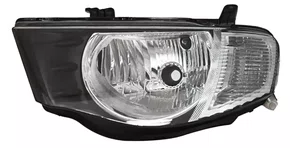 Farol Mitsubishi L200 Triton 2008 at 2017 cromado Lado esquerdo