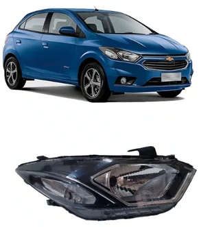 Farol Principal Chevrolet Onix / Prisma Com Led Lado Direito 2017 ate 2019