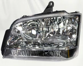 Farol Principal Chevrolet S10 Mascara Cromada Lado Esquerdo 2003 ate 2011