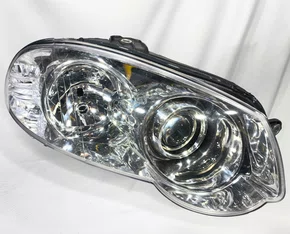 Farol Principal Fiat Palio / Siena / Strada Máscara Duplo Cromado Lado Direito de 2010 até 2020