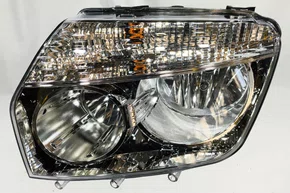 Farol Renault Duster Cromado Lado Esquerdo 2012 Ate 2015