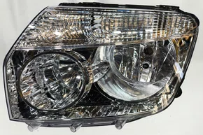 Farol Renault Duster Cromado Lado Esquerdo 2015 Ate 2018